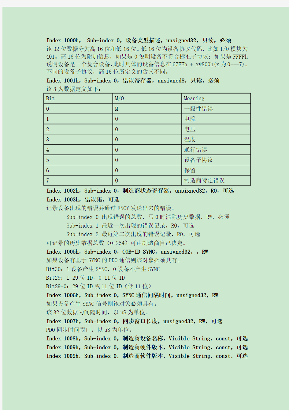 ds301对象字典理解