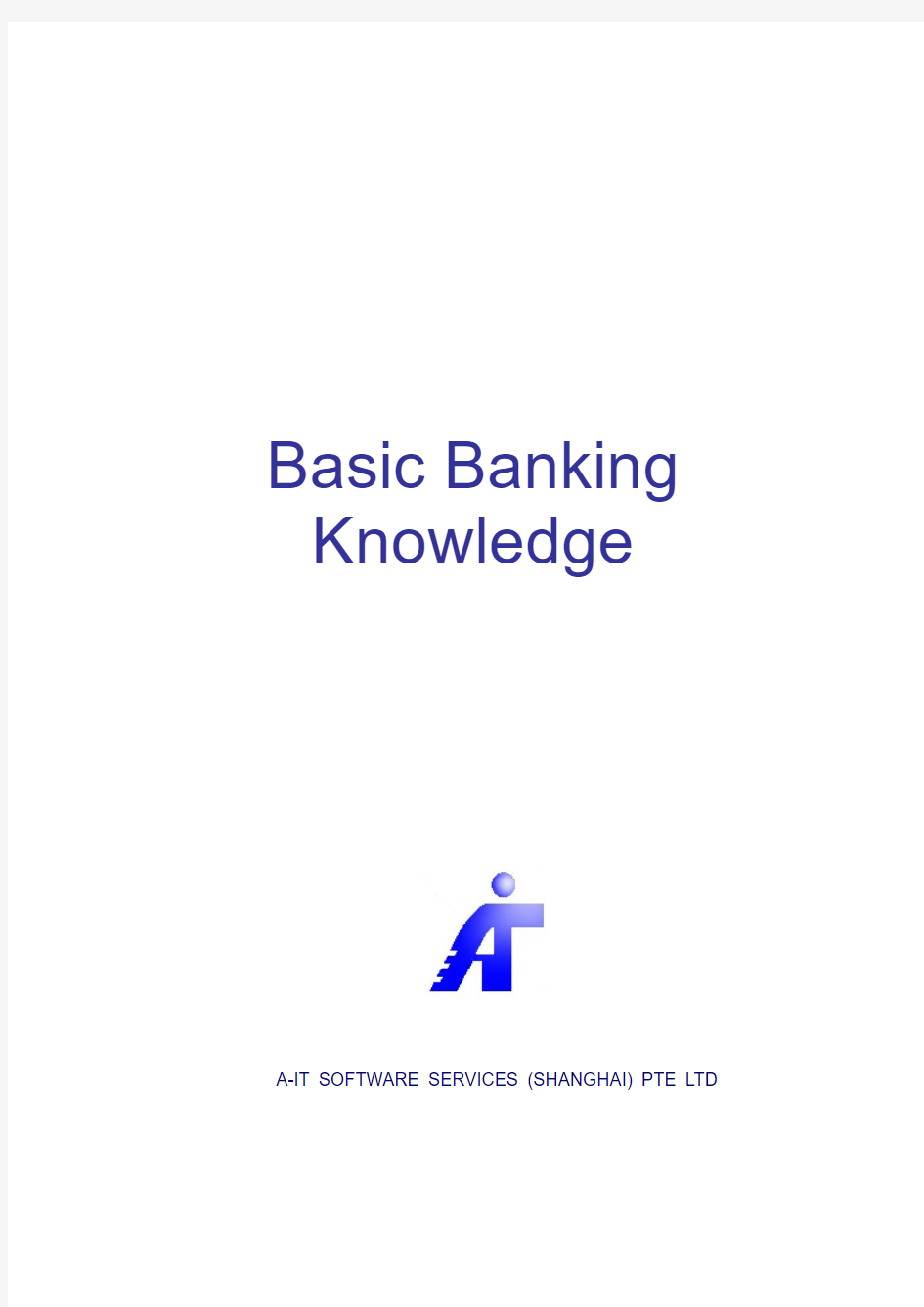 Basic Banking Knowledge