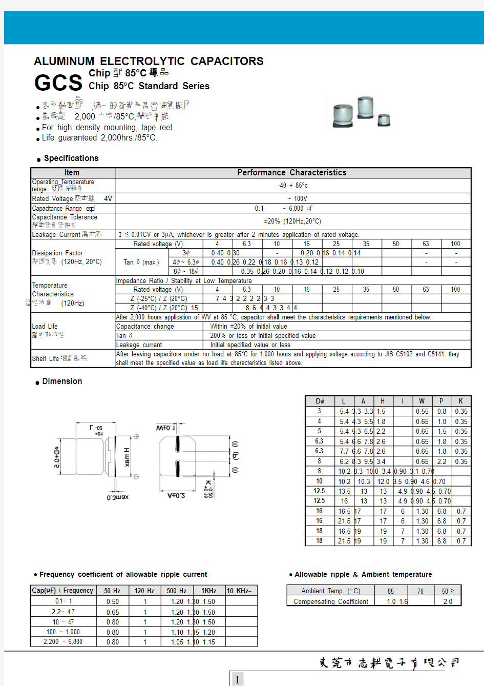 贴片铝电解电容封装尺寸,+画PCB的福音