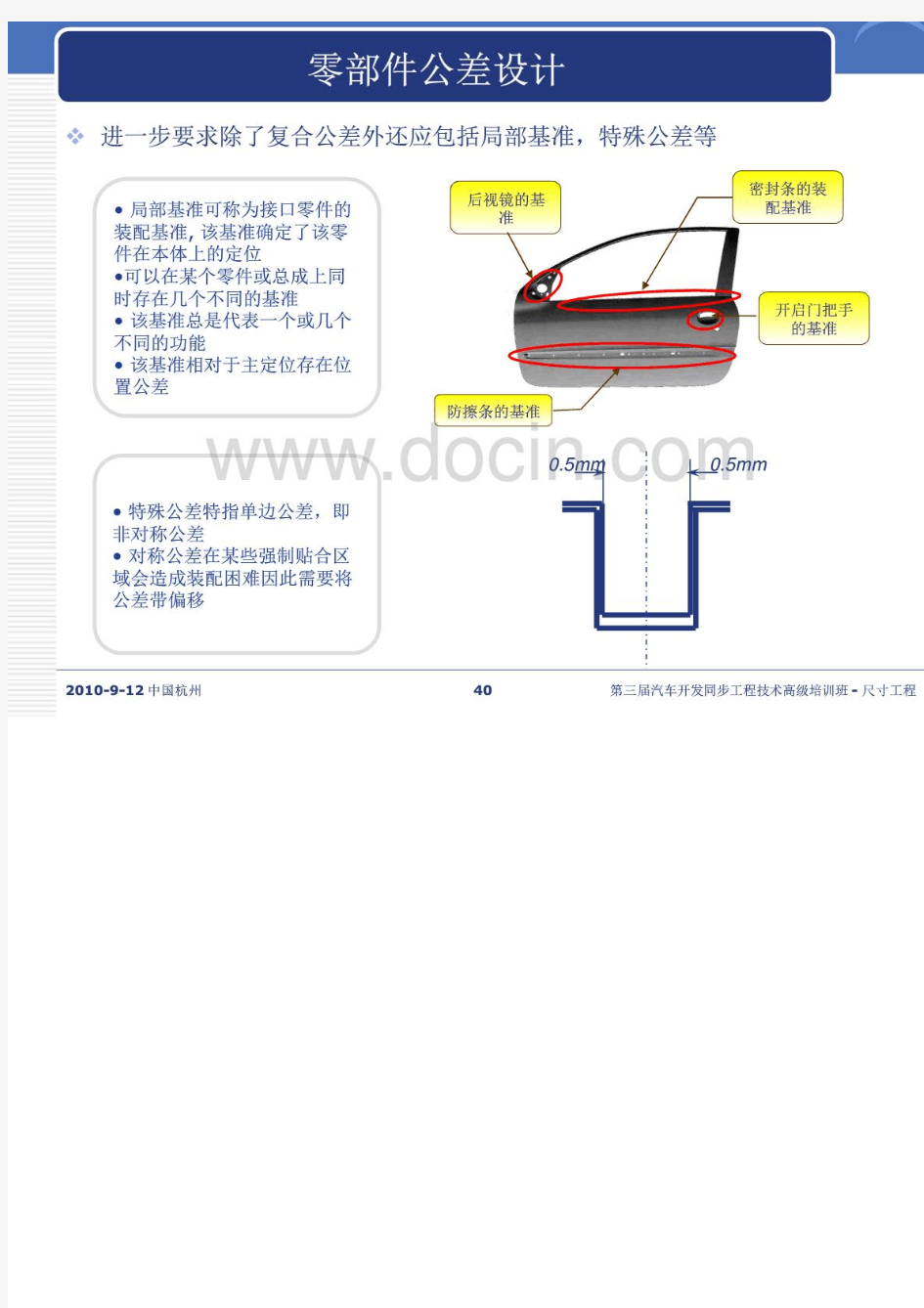 尺寸工程在汽车开发流程中的实施与应用(中)