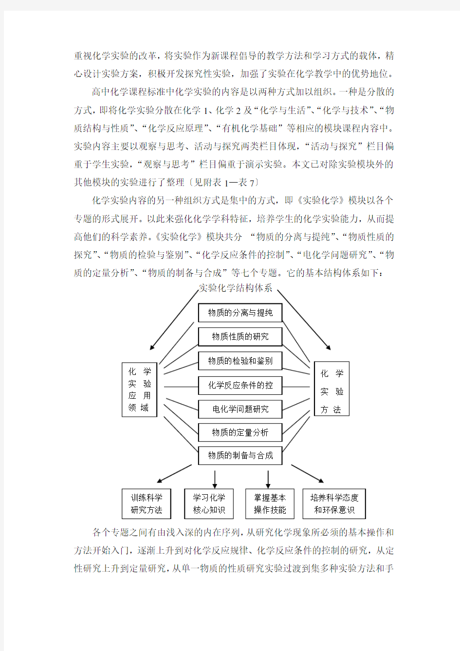 新课程背景下高中化学实验教学的优化