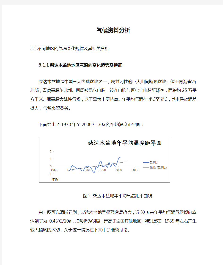 青海气候资料分析