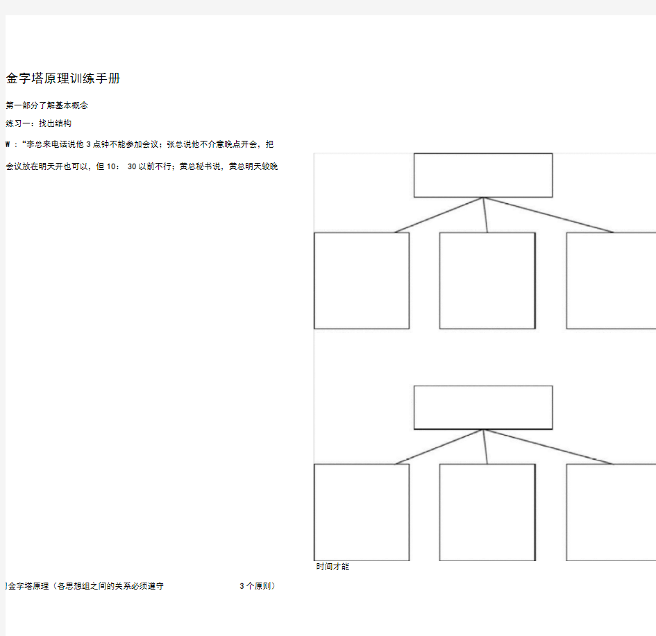 4-金字塔原理训练手册