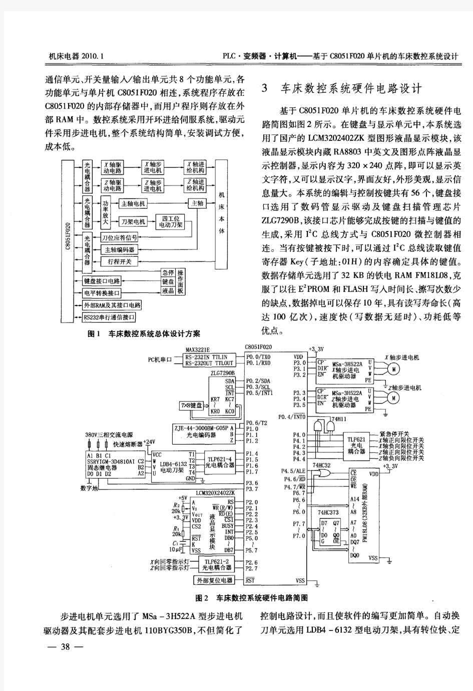 基于C8051F020单片机的车床数控系统设计