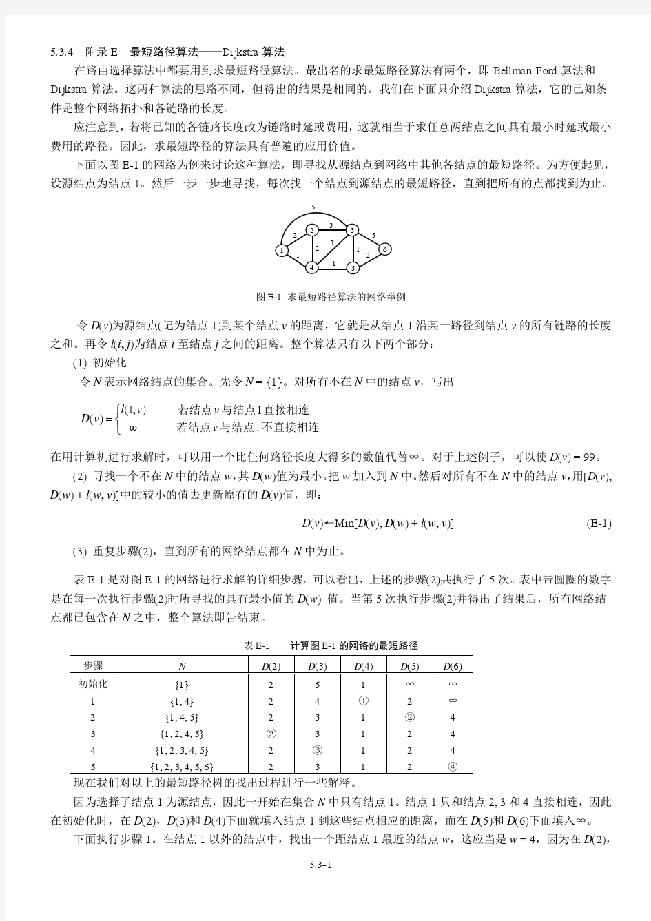 最短路径算法——Dijkstra算法