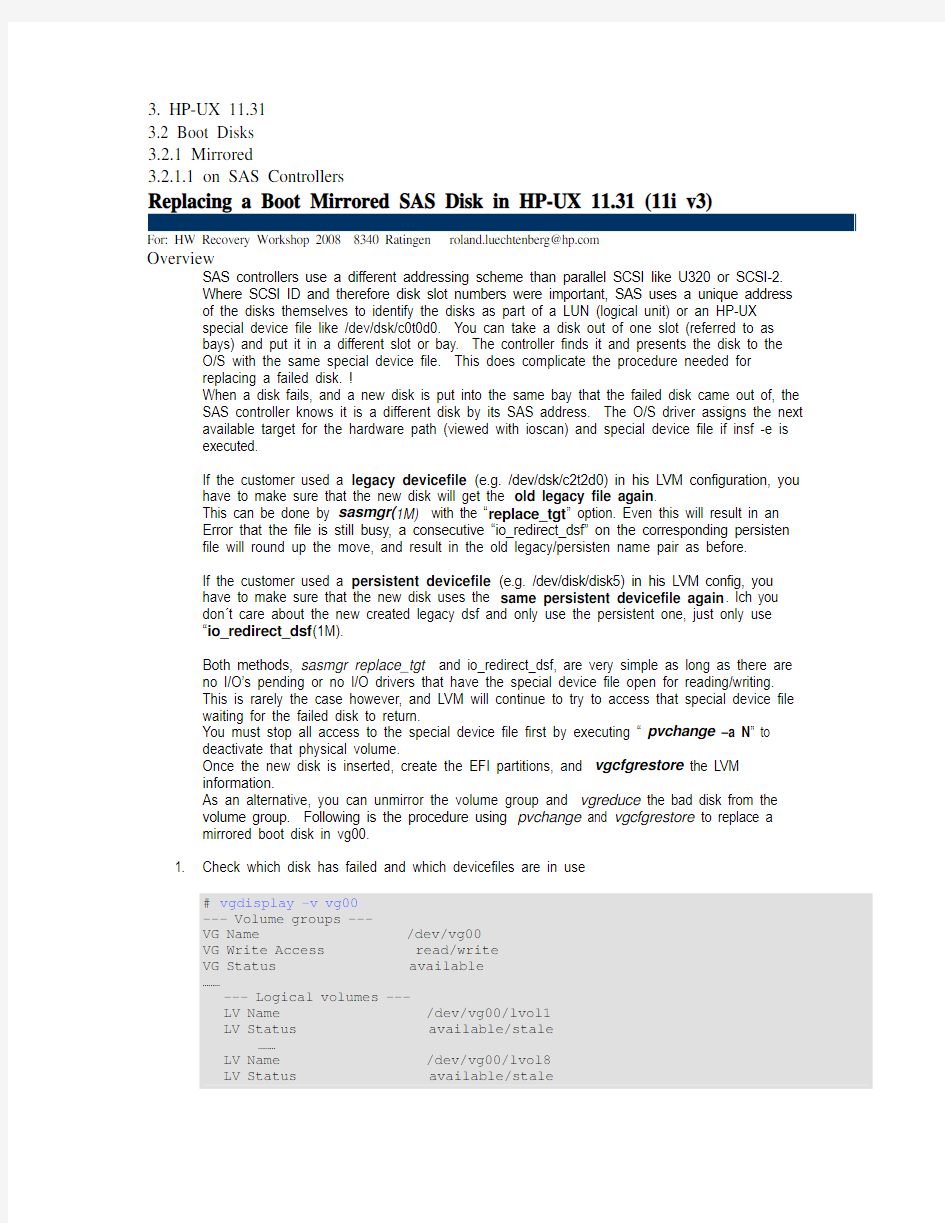 HP-UX_11.31_Boot_Mirrored_SAS_Disk_Replacement