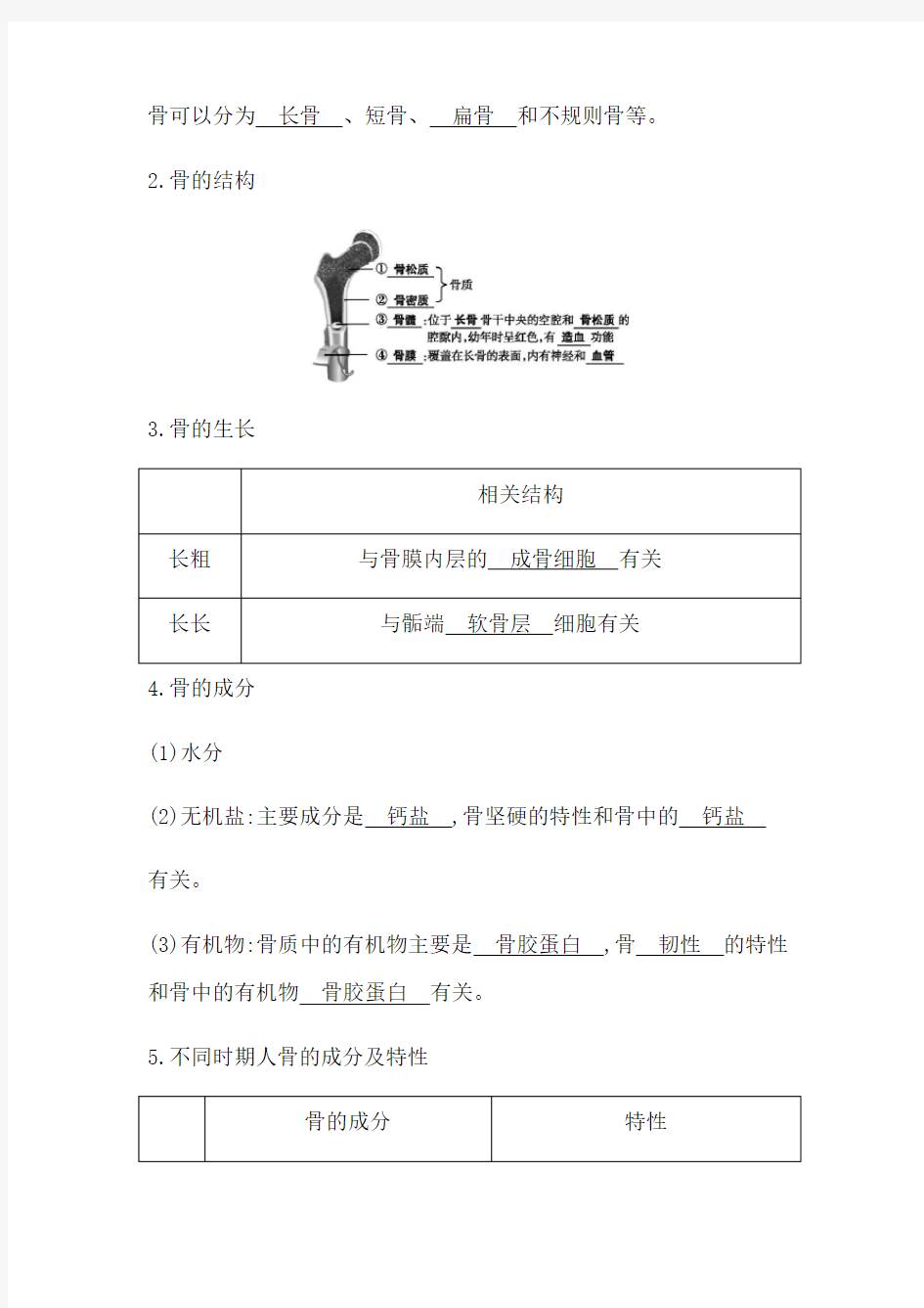 第15章动物的运动2.1运动系统的组成