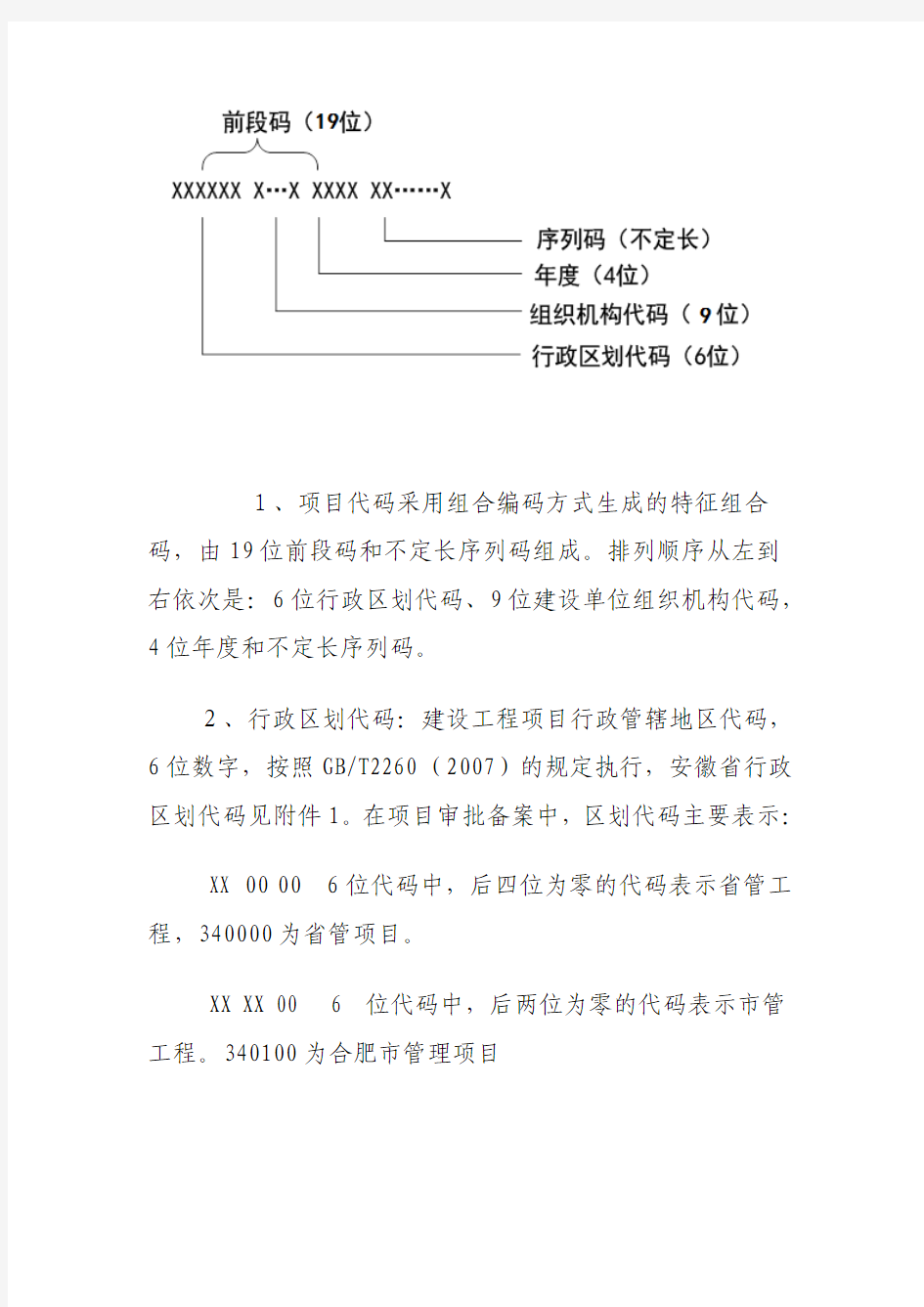 安徽省建设工程项目编码规范