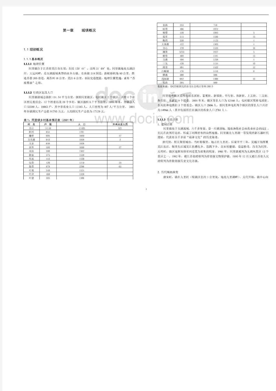 江苏省吴江市同里镇总体规划(2002-2020年)【镇域规划的典范】