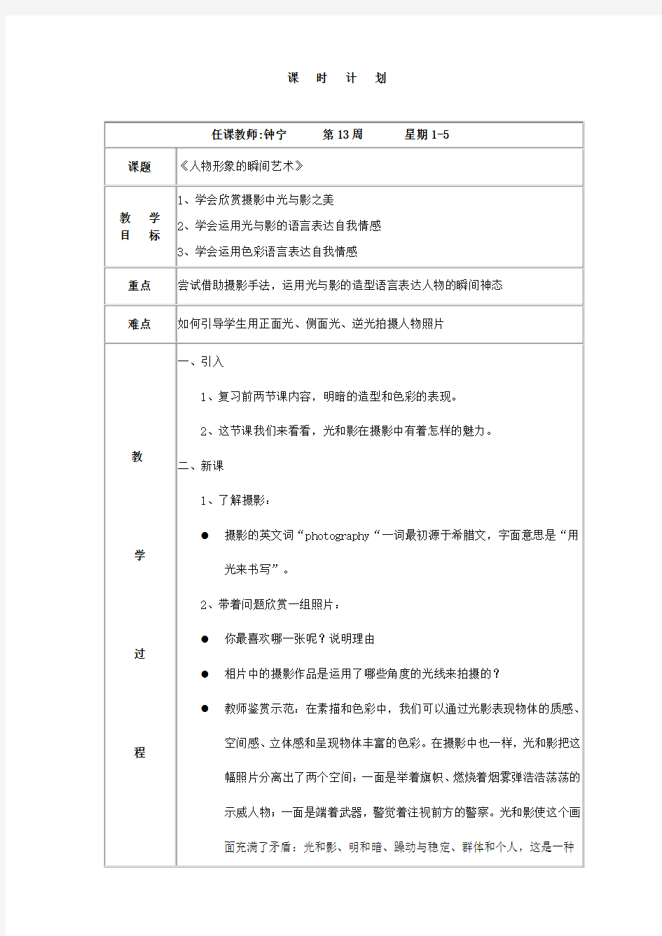 12.人物形象的瞬间艺术