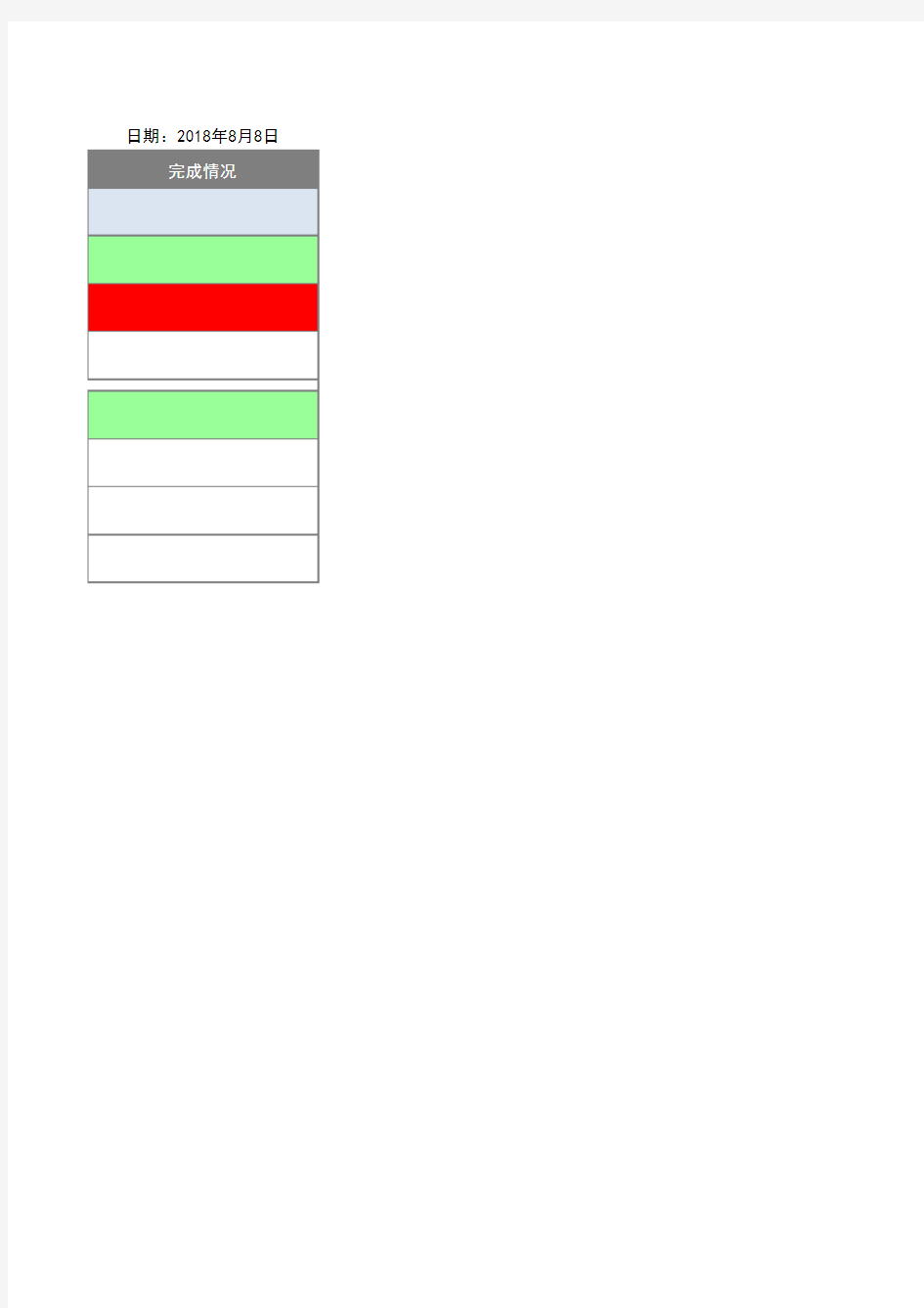 Excel表格通用模板：个人日工作计划表