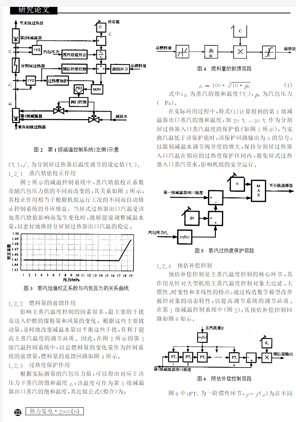 引进机组过热蒸汽温度控制系统分析