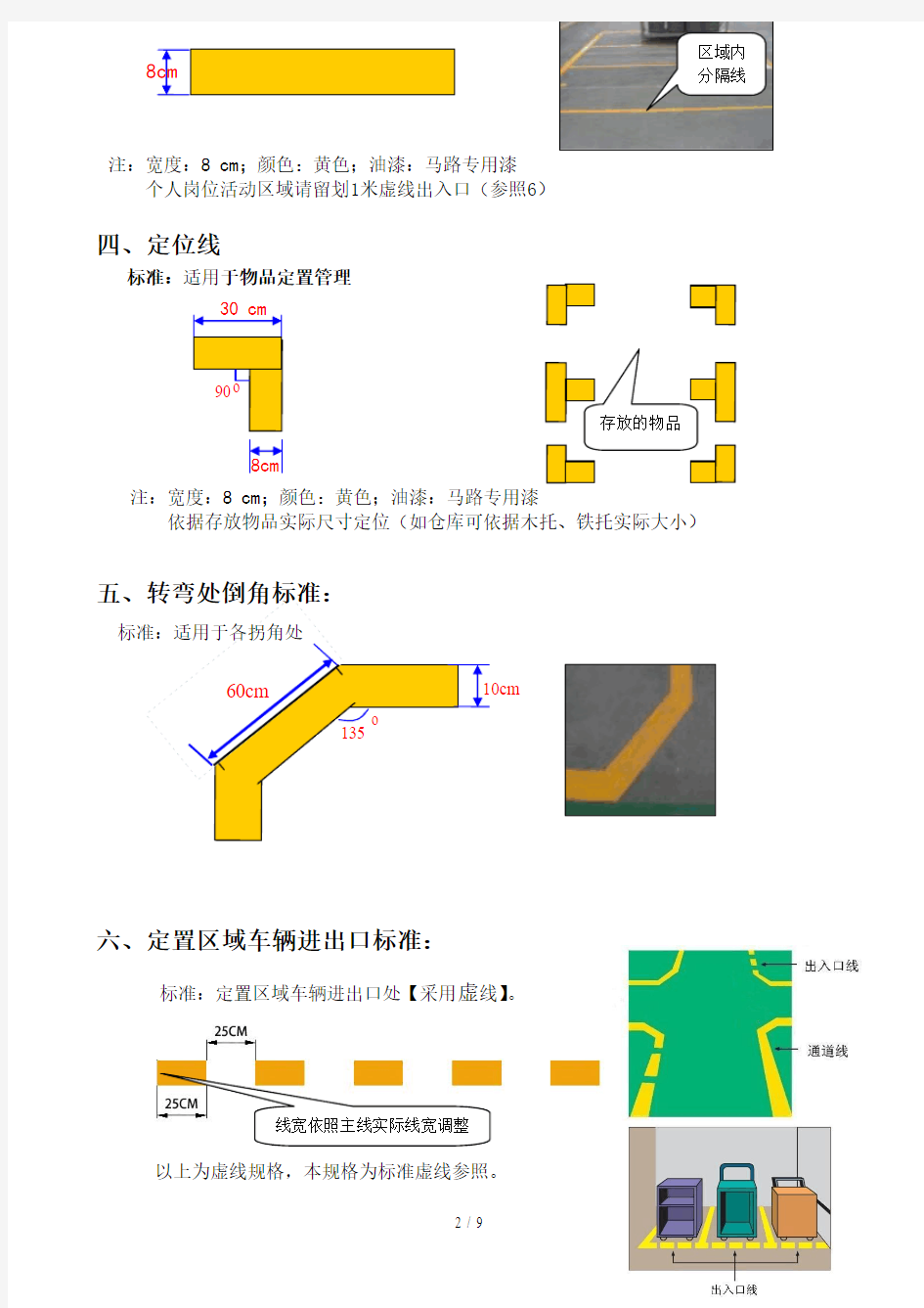 5S现场区域划分与标识实战