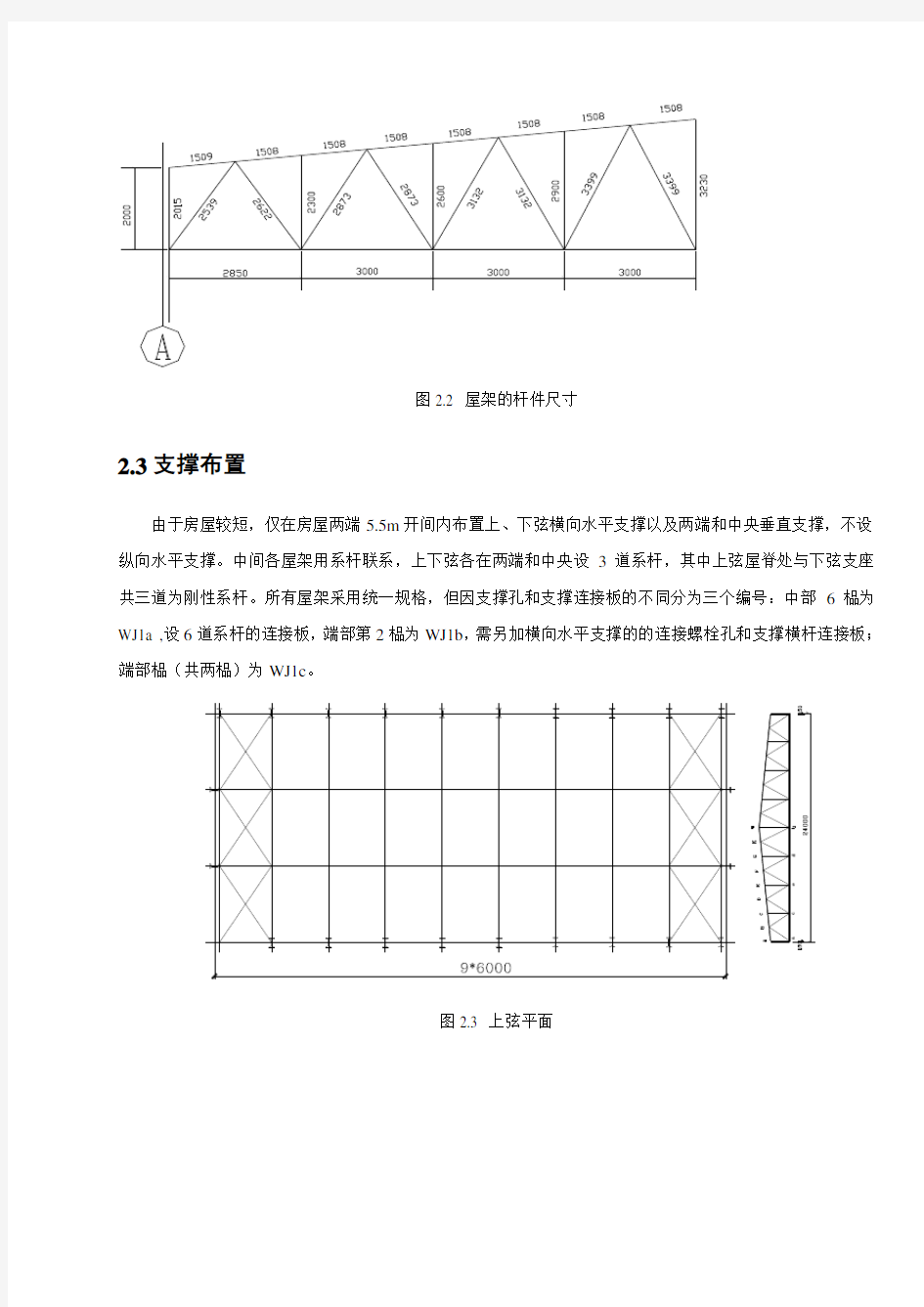 钢结构梯形屋架课程设计计算书(绝对完整)
