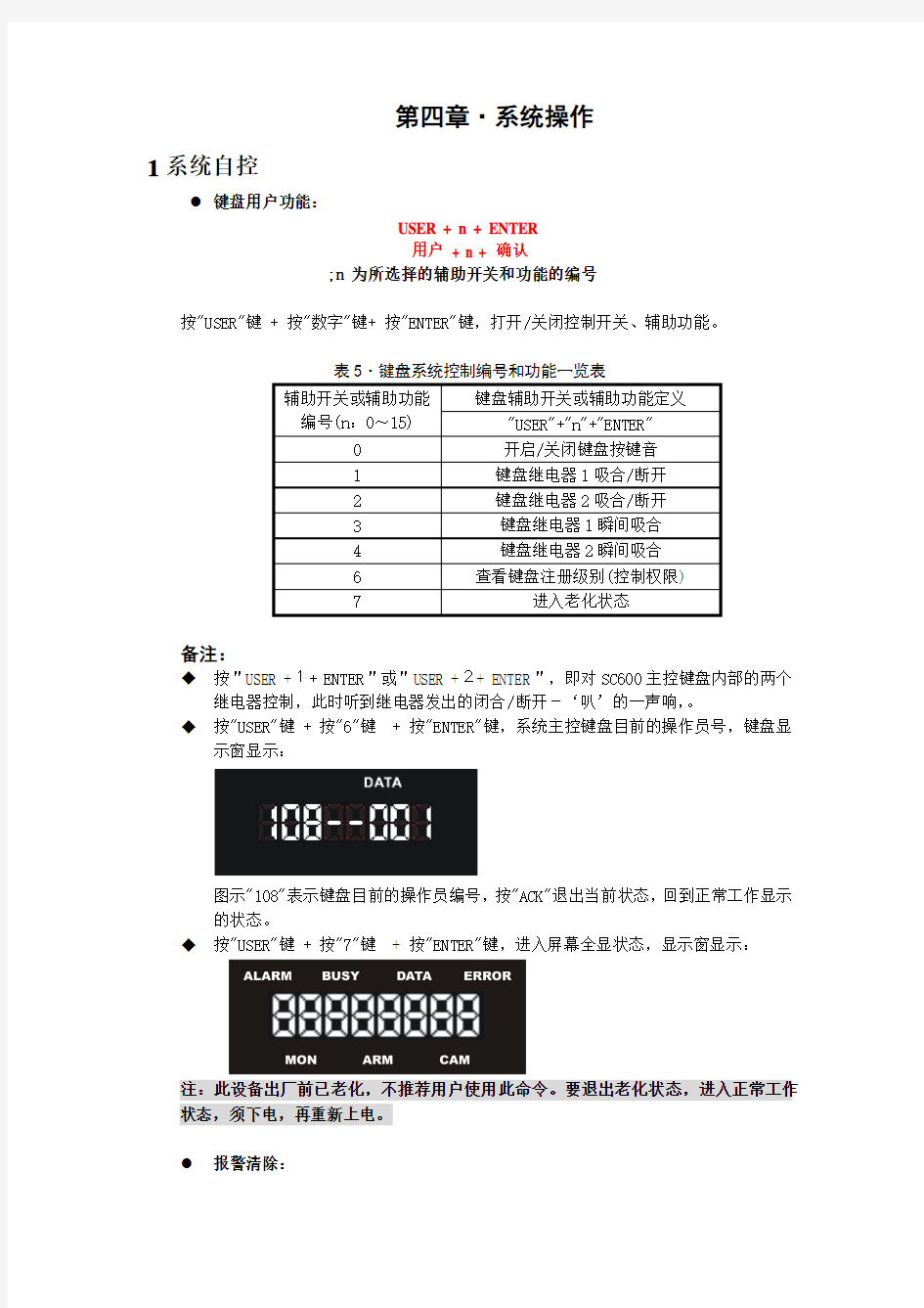 物业小区管理视频监控系统矩阵SC600使用说明书SC600操作