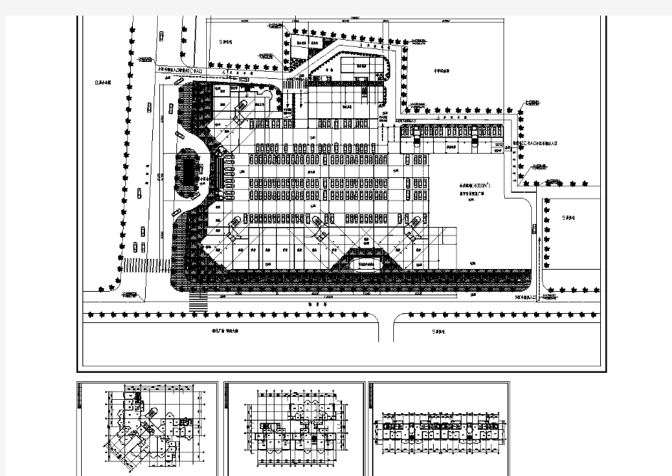 某小区住宅房建筑设计方案全套CAD图纸