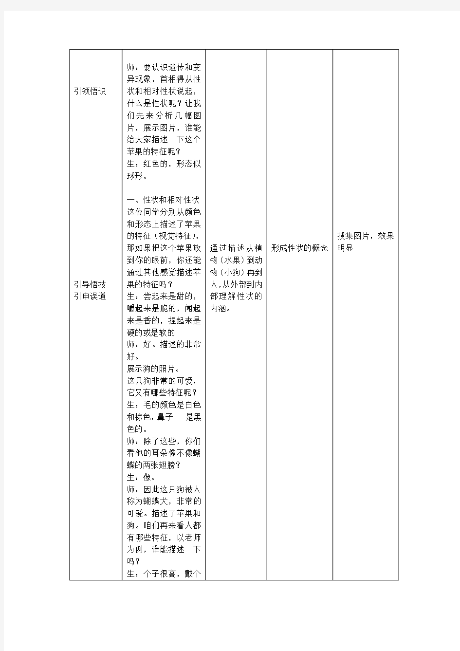 优秀课例课堂教学设计与反思