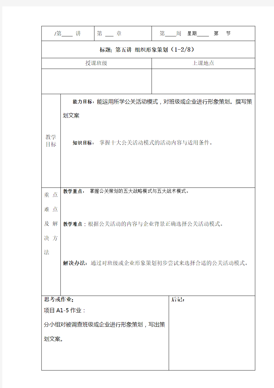 组织形象策划资料讲解