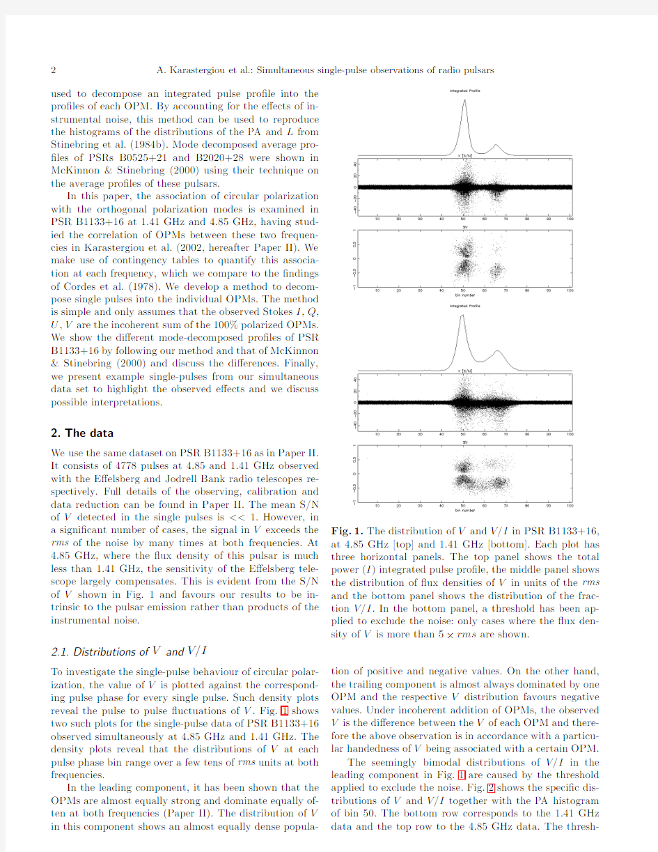 Simultaneous single-pulse observations of radio pulsars III. The behaviour of circular pola