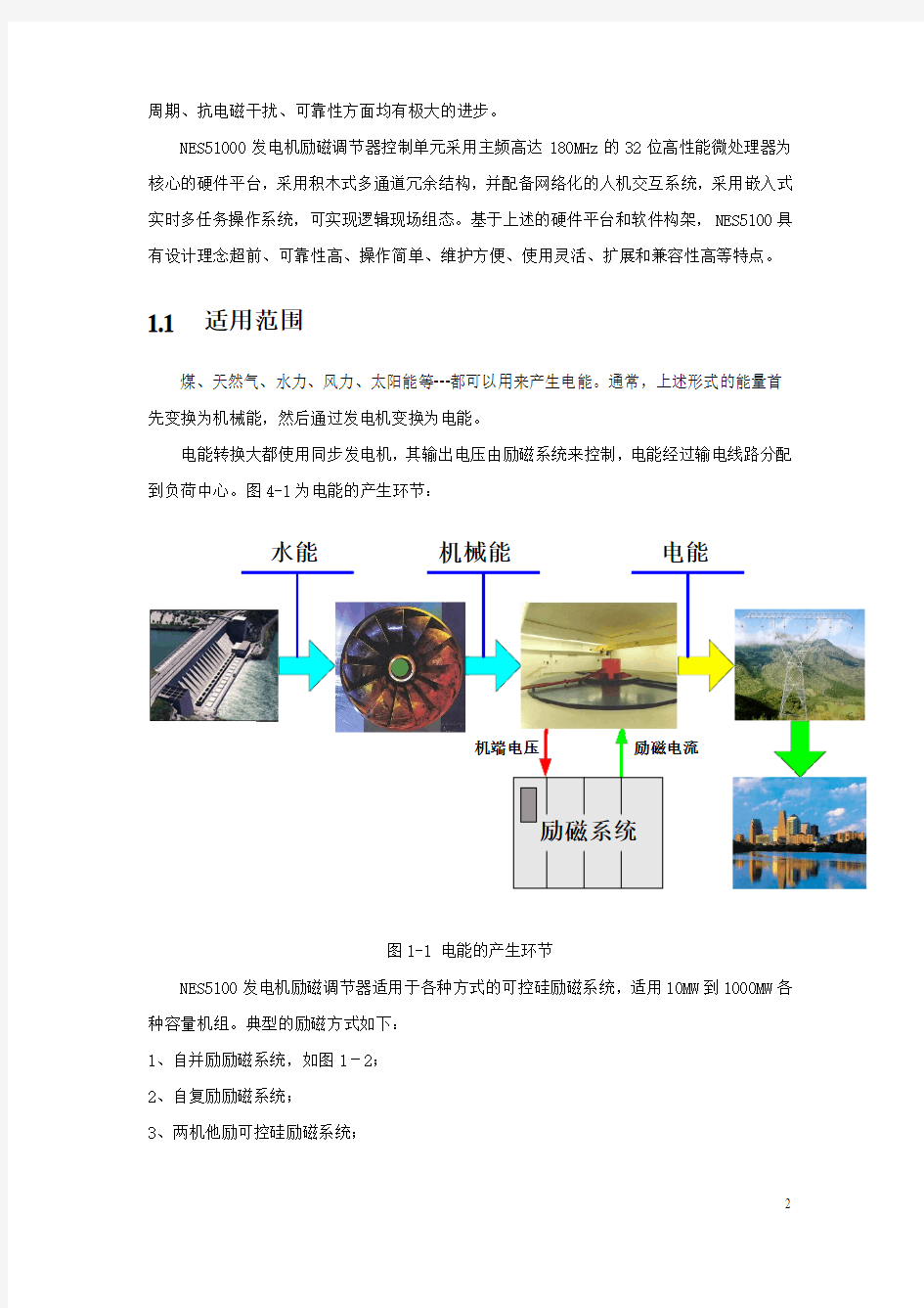 南瑞励磁系统NES5100技术说明书