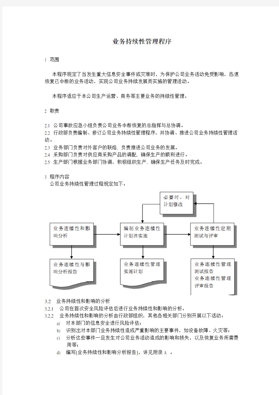 业务可持续性