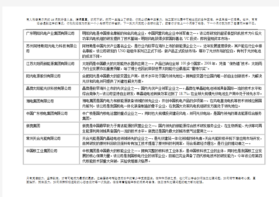 5.新能源新材料相关知名企业