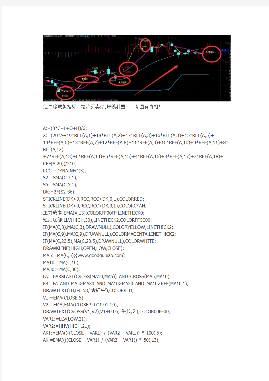 通达信珍藏版指标,精准买卖点,赚钱利器!