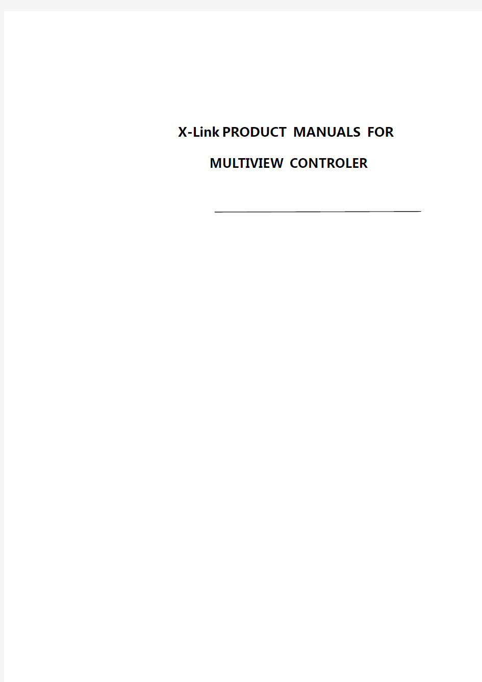 【产品管理】产品说明书英文版(DOCX 39页)