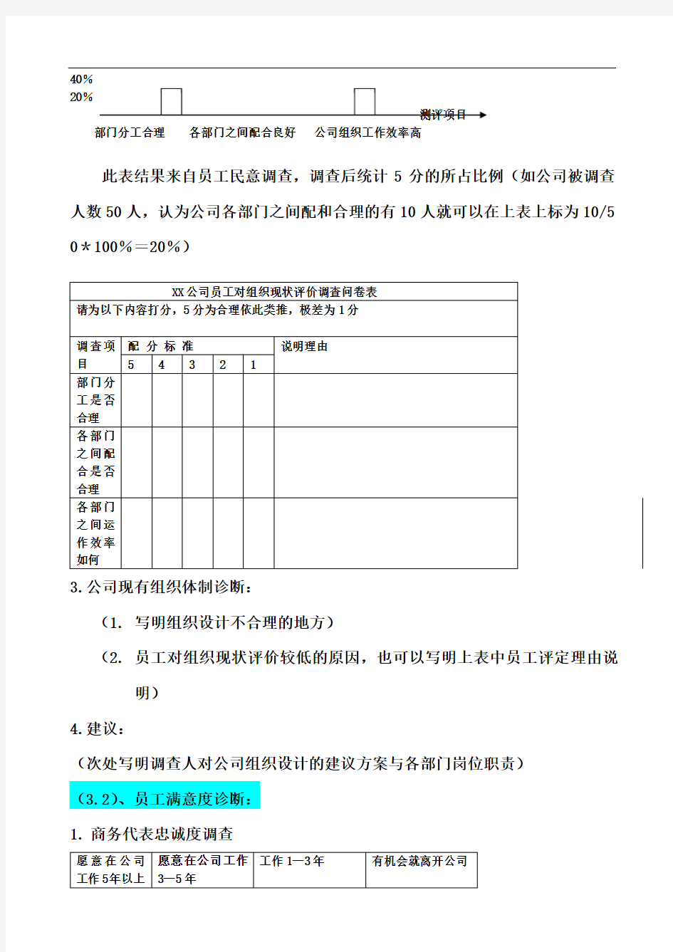 市场营销诊断报告的书写格式