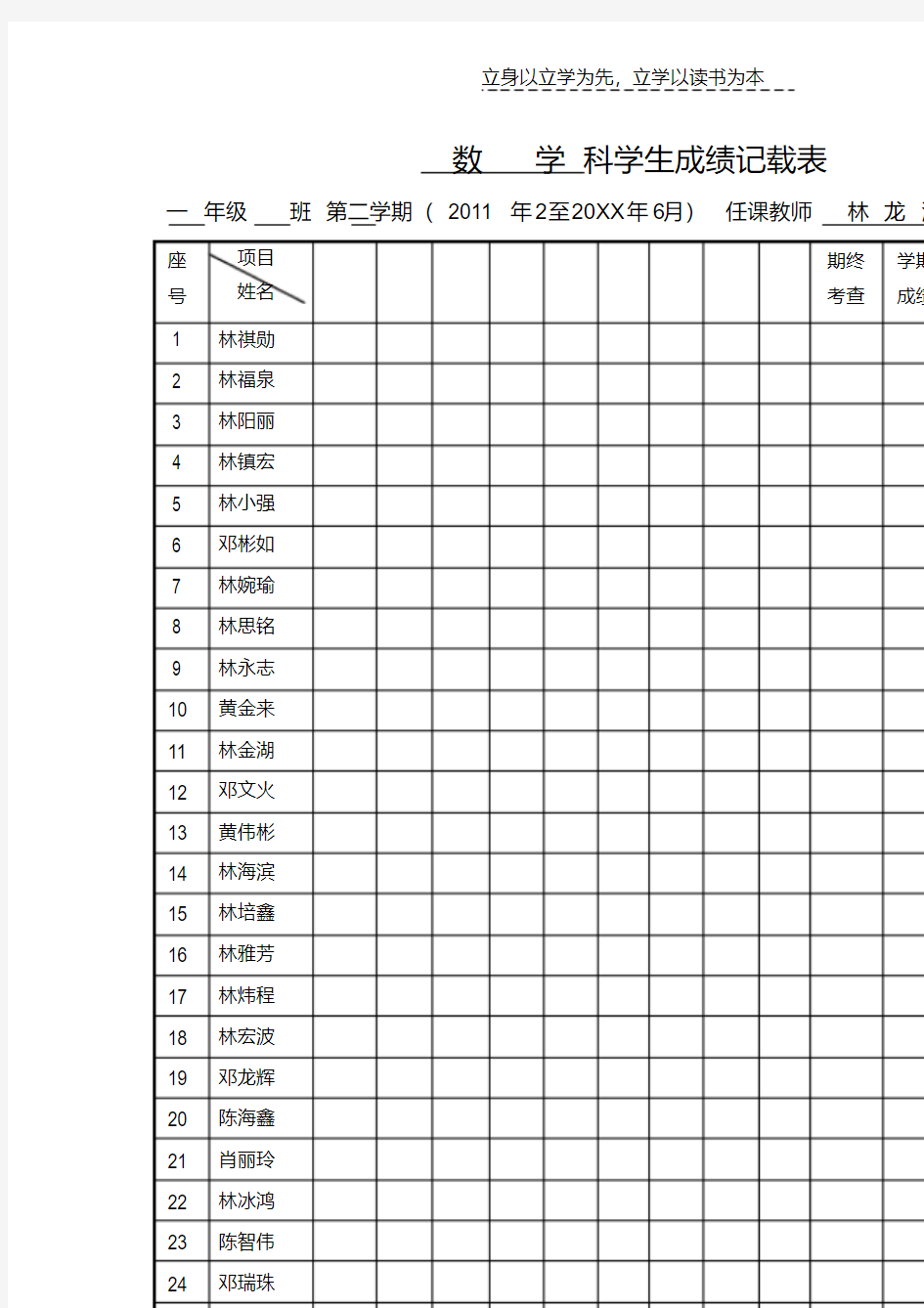 最新小学数学教学计划模板