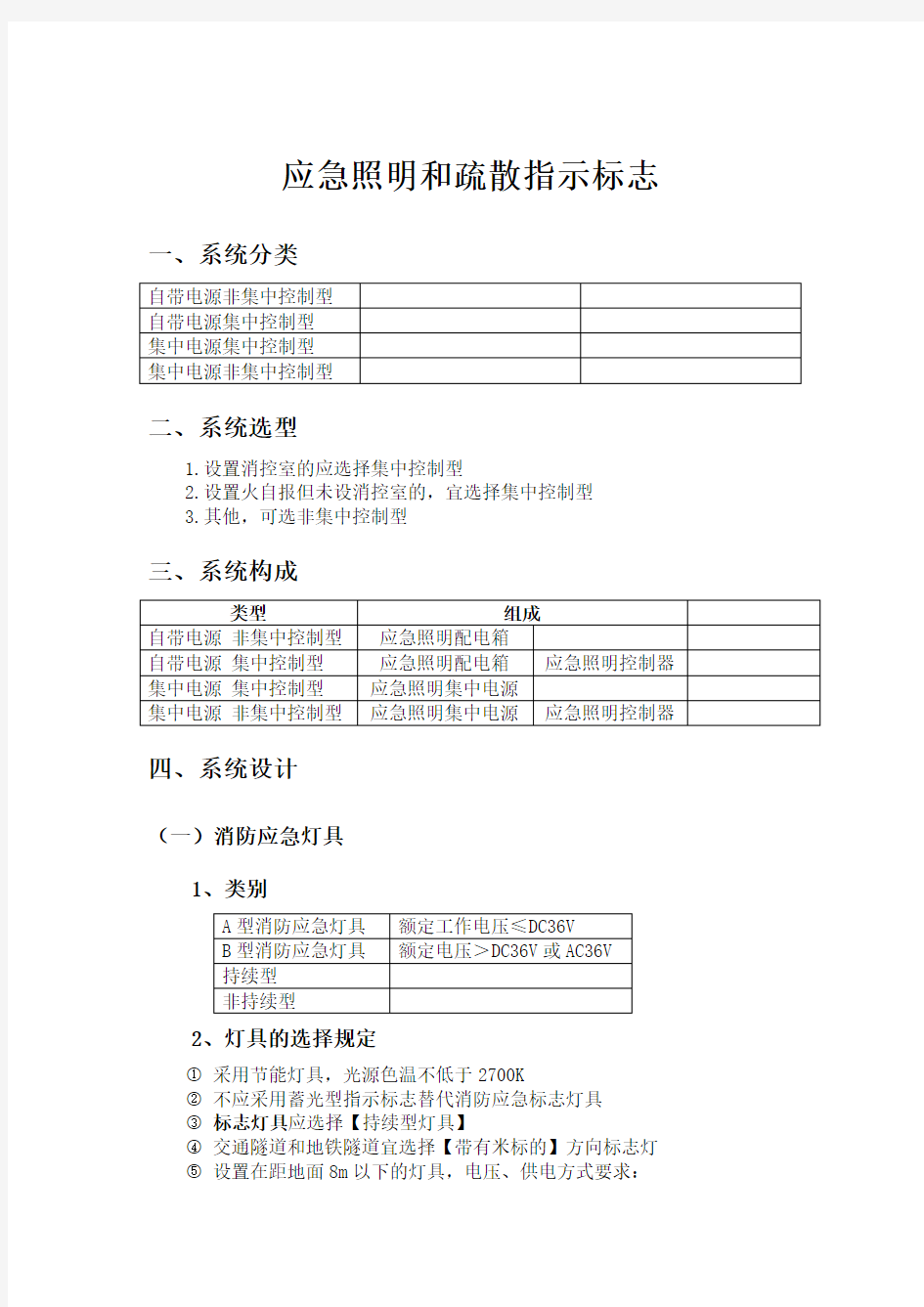 11---应急照明和疏散指示标志Word版