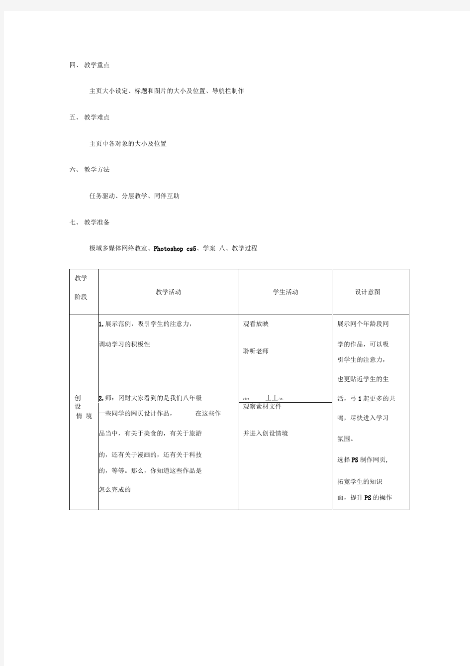 PS网页设计与制作