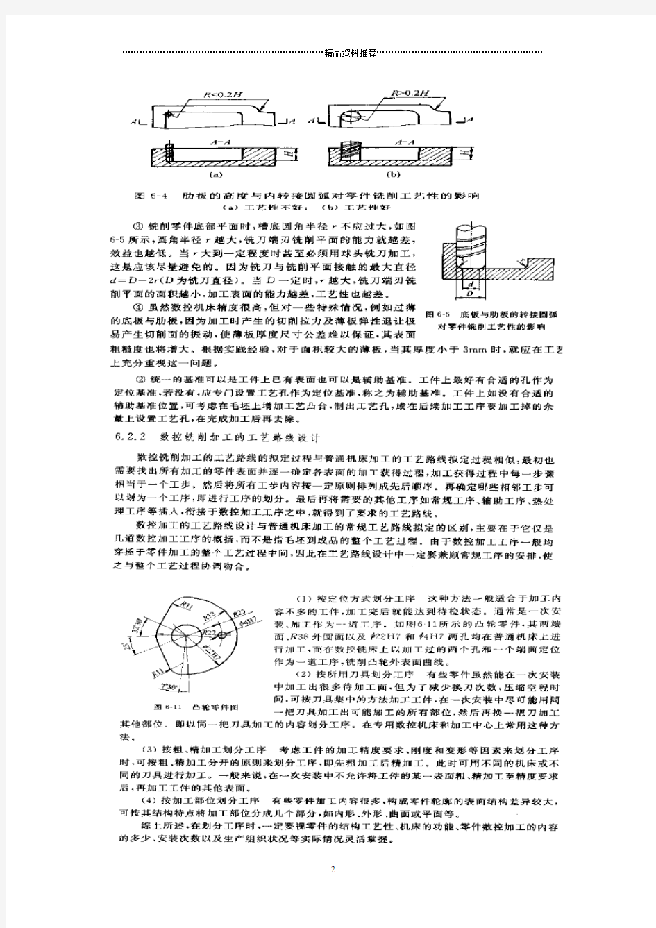 数控铣削加工工艺