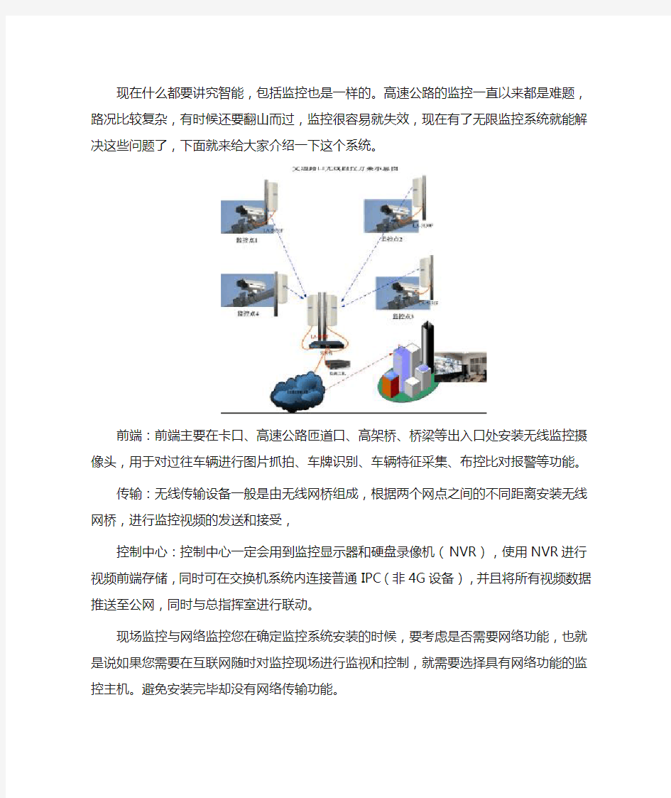 高速公路视频监控系统