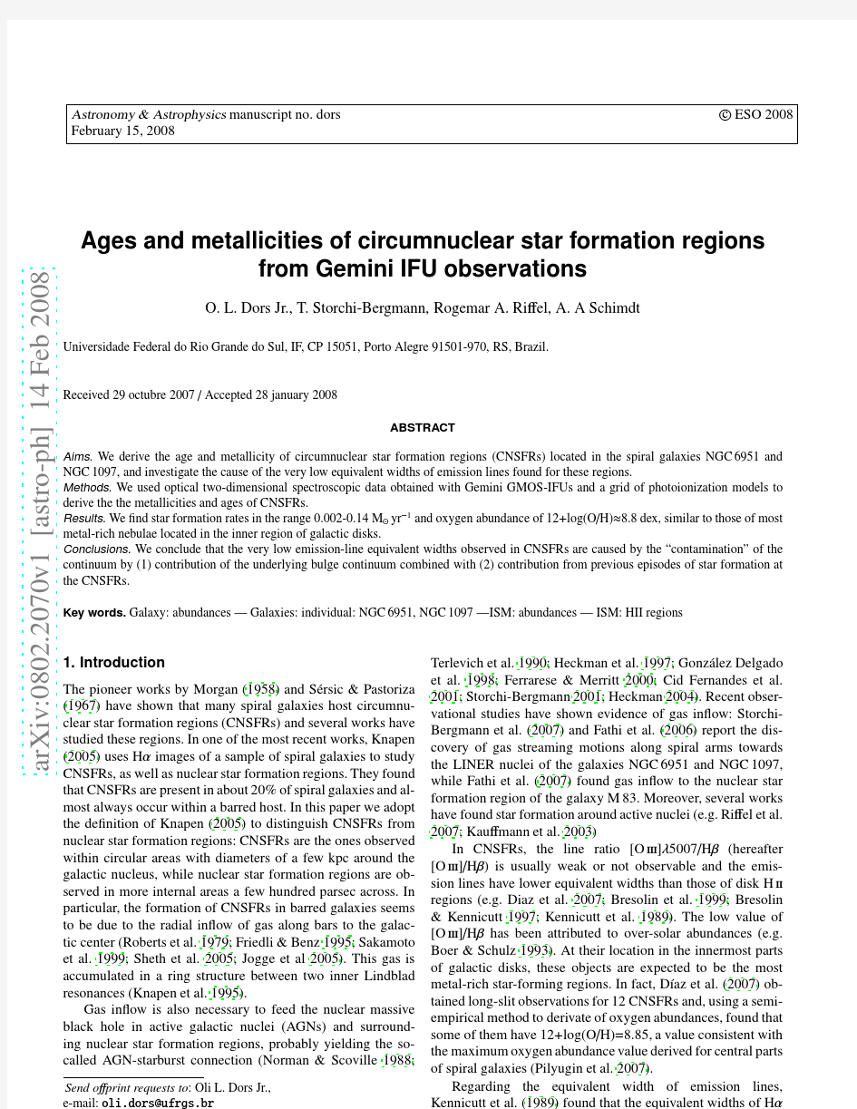 Ages and metallicities of circumnuclear star formation regions from Gemini IFU observations