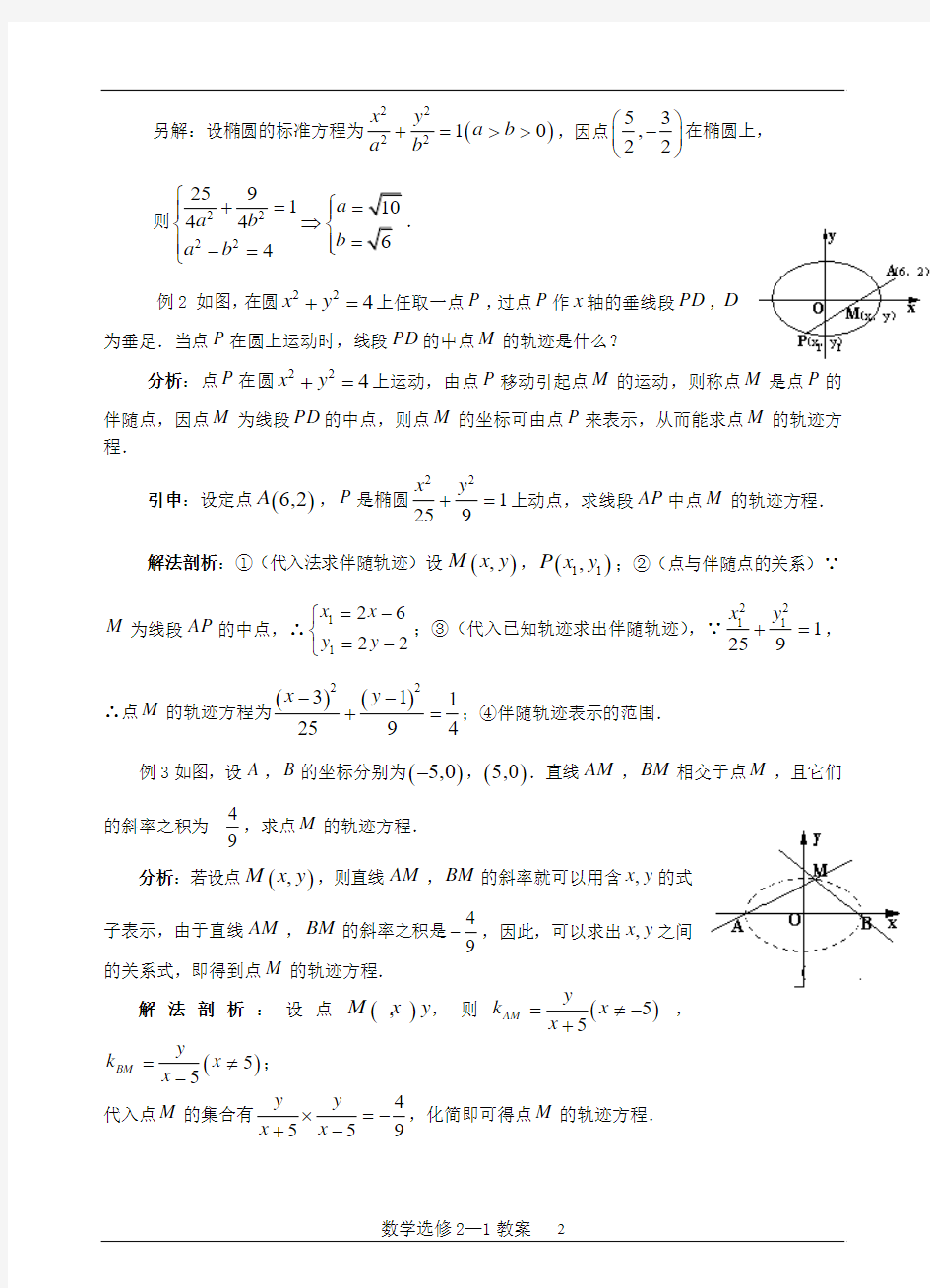 椭圆教学设计