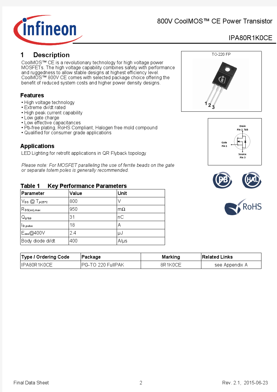 Infineon-IPA80R1K0CE-DS-v02_01-EN