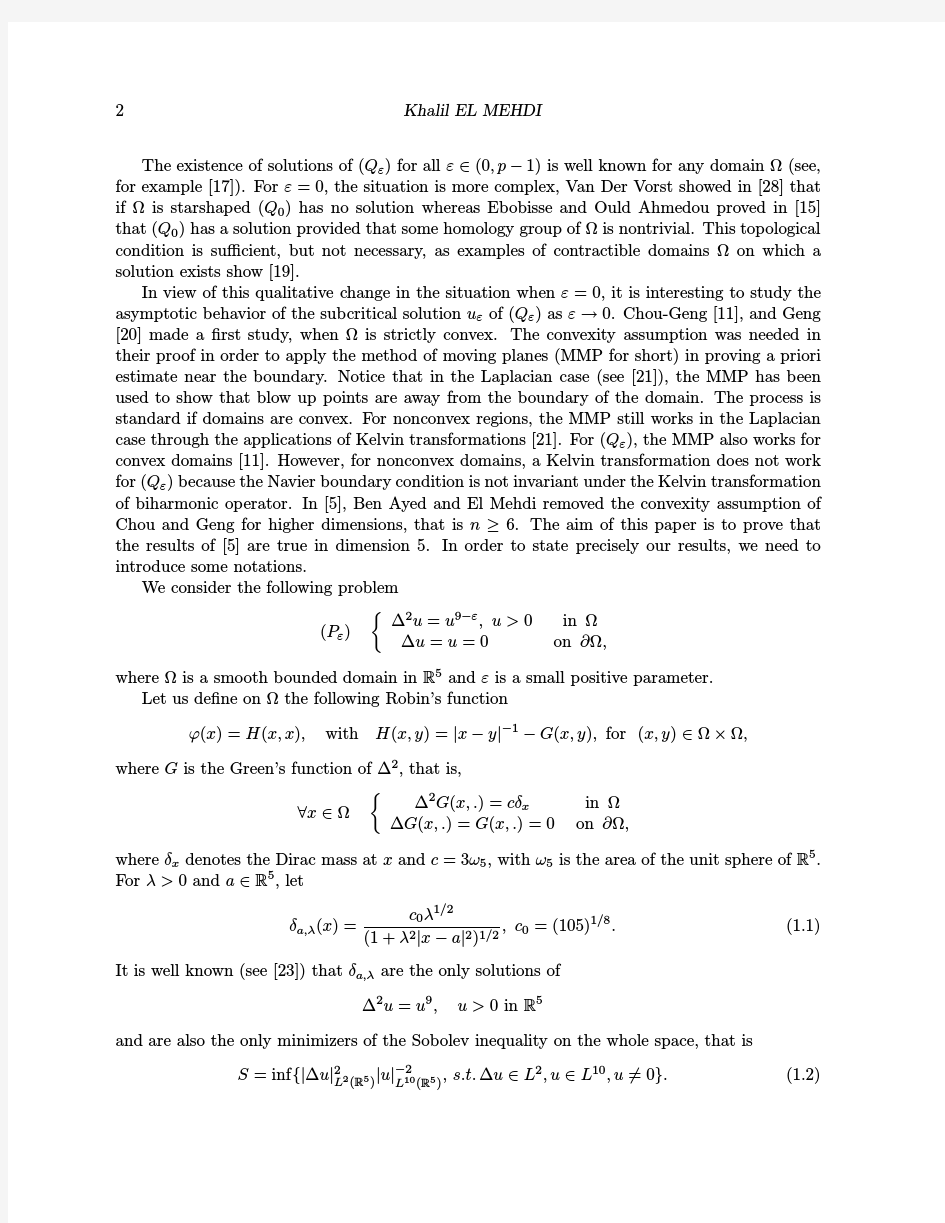Single Blow up Solutions for a Slightly Subcritical Biharmonic Equation