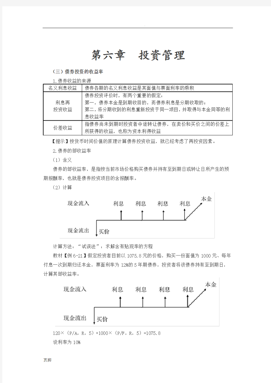 040讲-债券投资的收益率