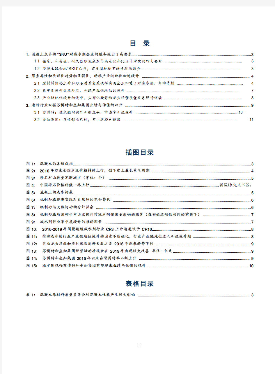 混凝土减水剂市场情况分析