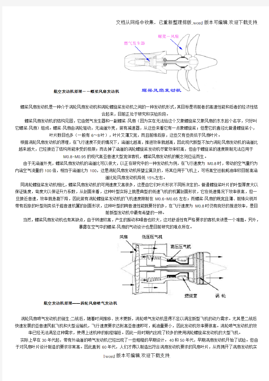 航空发动机原理--螺桨风扇发动机