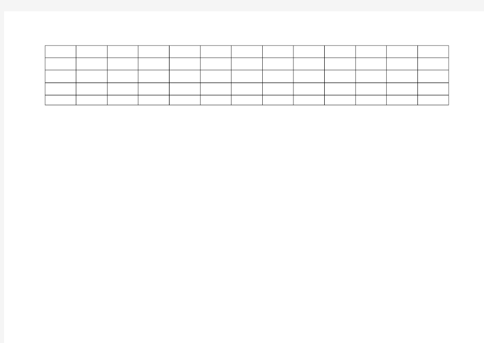 固定资产明细表Excel模板