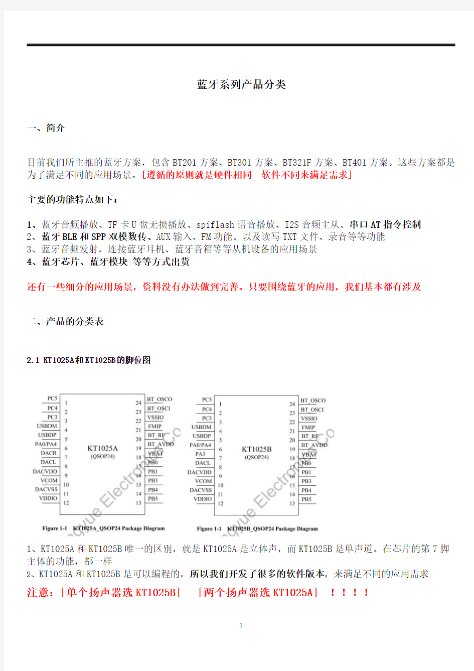 常见的蓝牙模块芯片数传音频BLE该如何选 这篇介绍比较全面