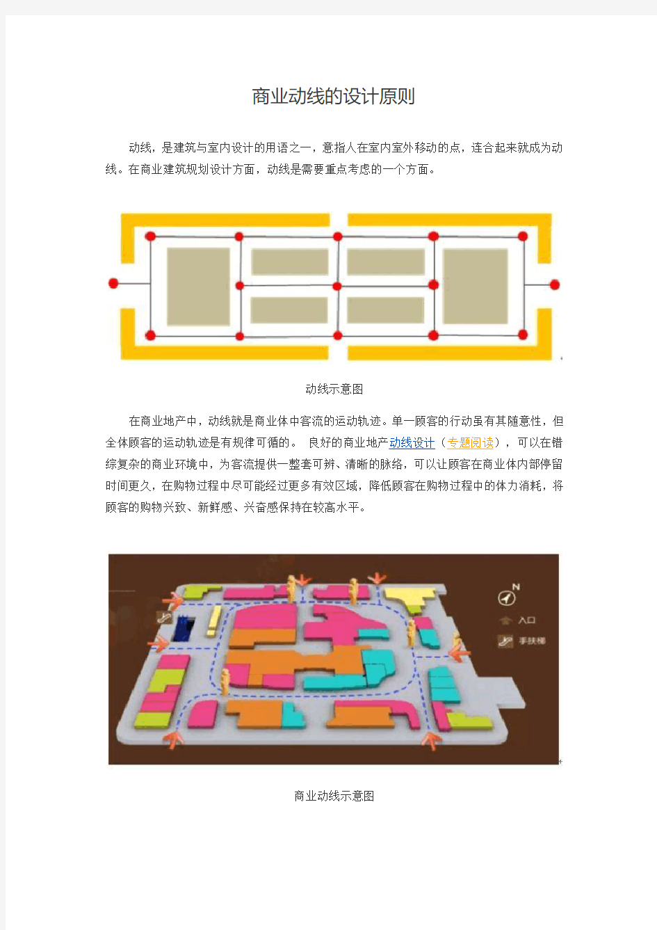 商业动线的设计原则