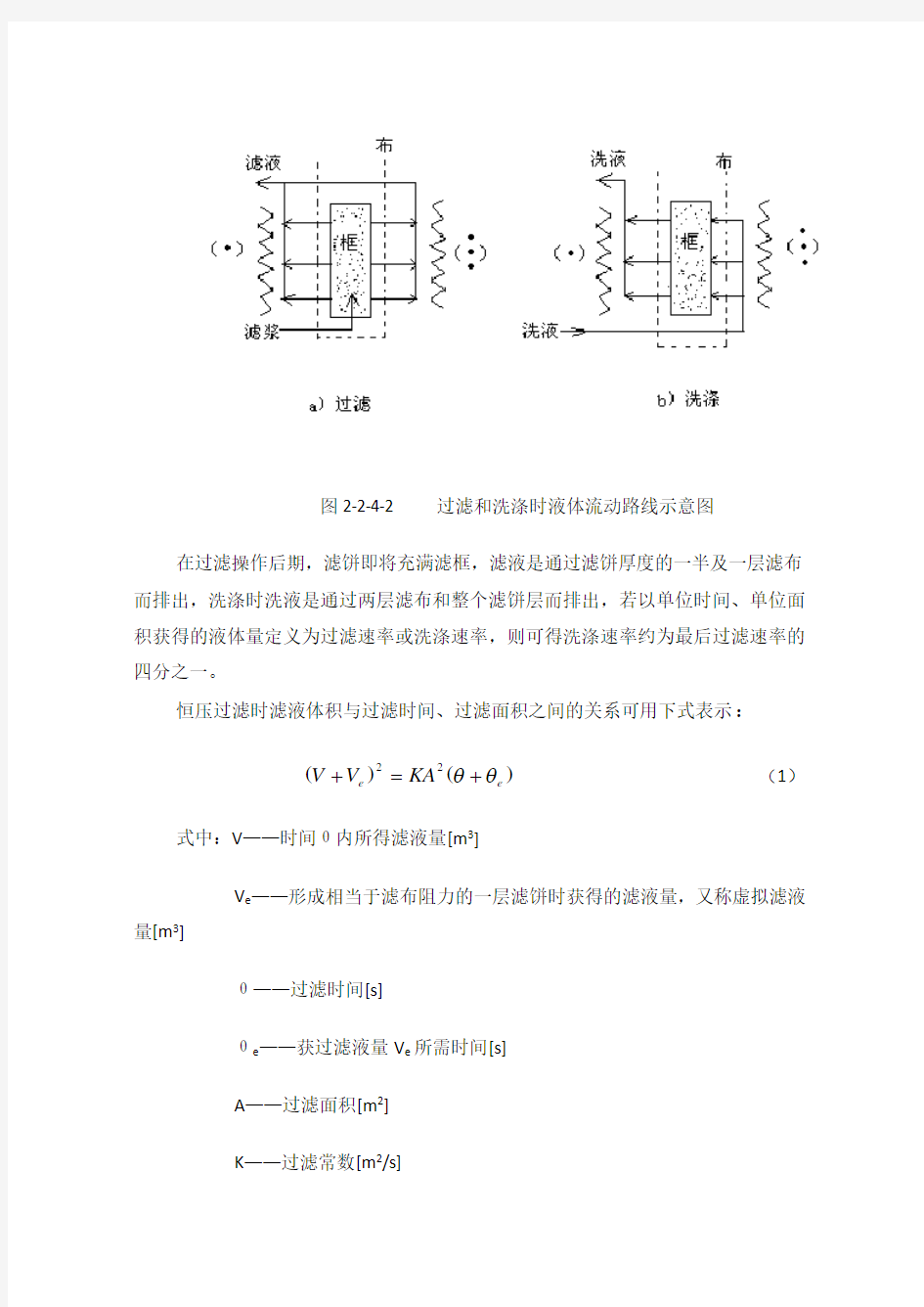 恒压过滤实验报告