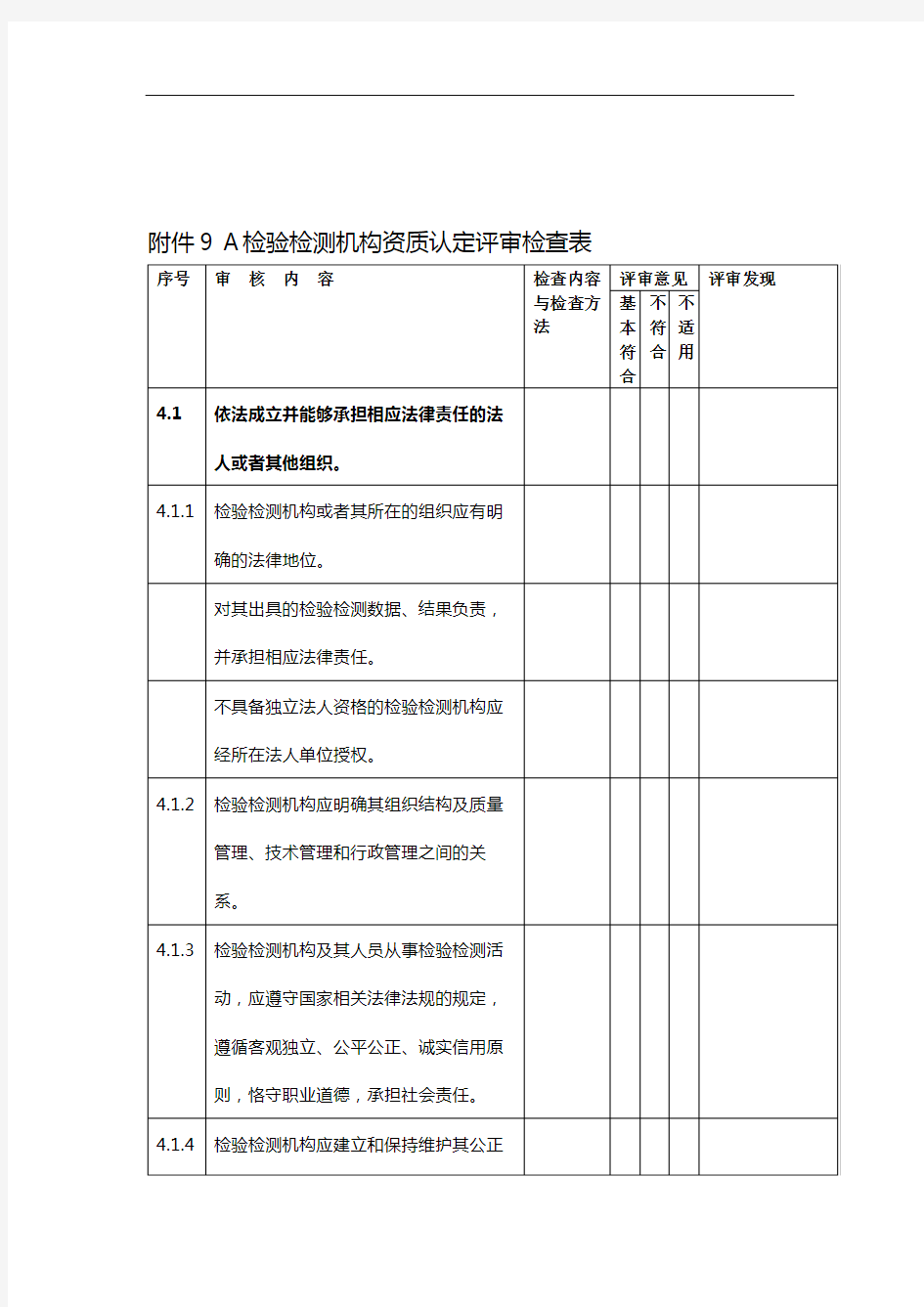 最新评审检查表.doc