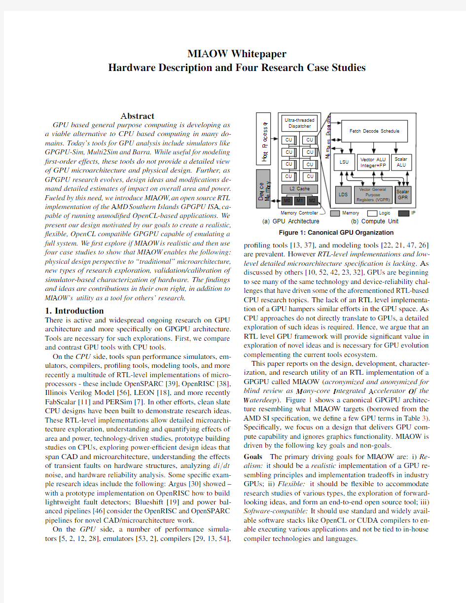 MIAOW_Architecture_Whitepaper