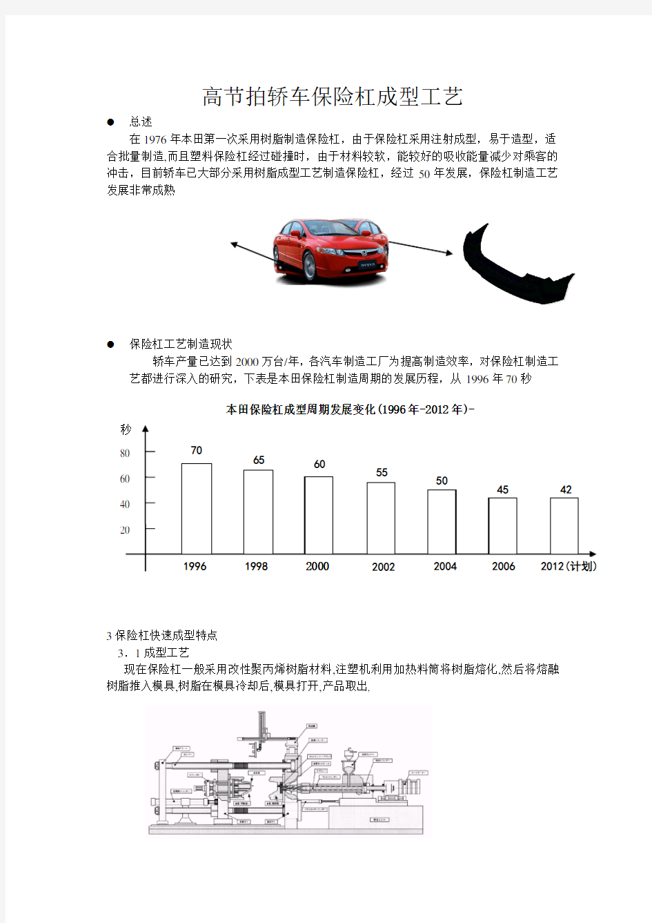 保险杠制造工艺发展