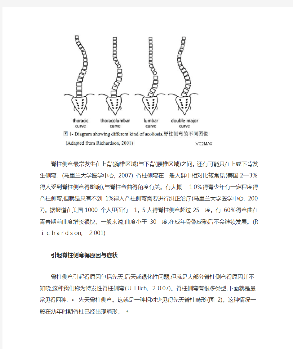 脊柱侧弯的运动康复