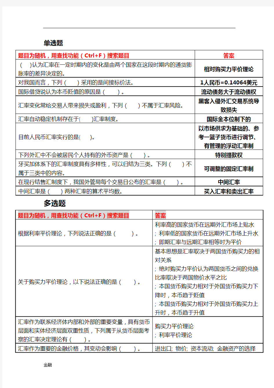 电大金融学知识第三章自测题答案.doc